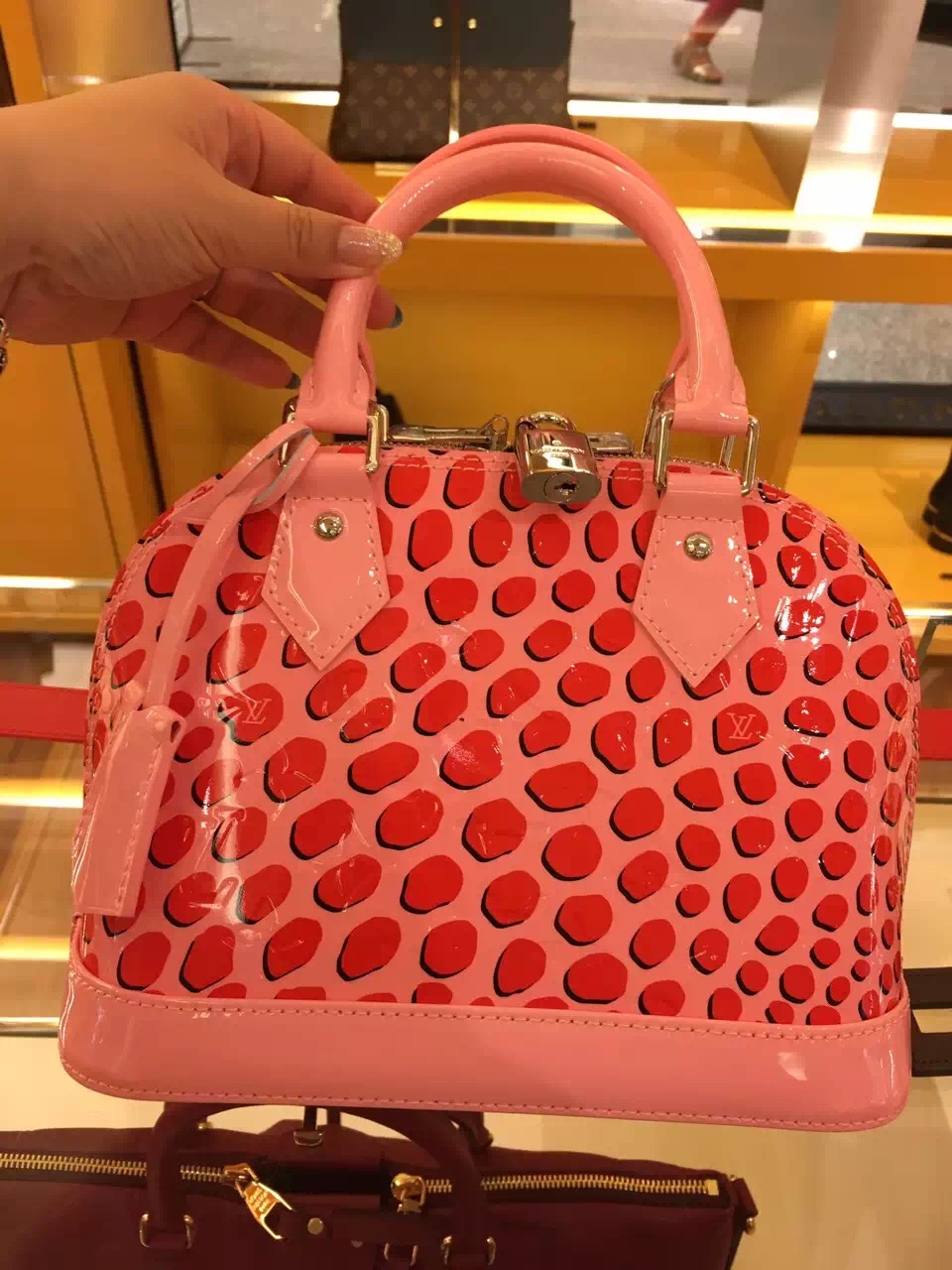 Louis Vuitton Jungle Dots Print Alma Bag M41996